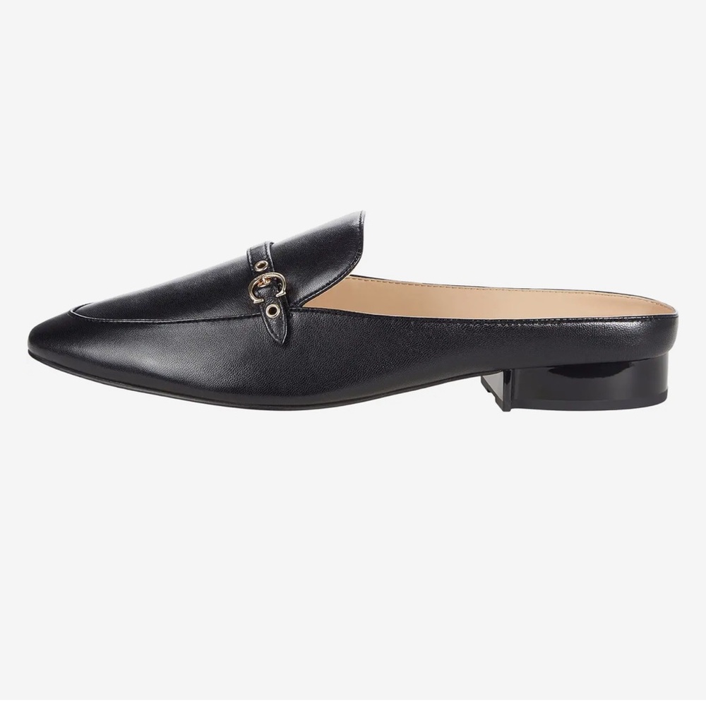 Coach-Irene leather Mule Black 8.5 B - Picture 4 of 12